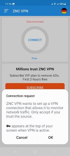 ZNC VPN SUPER FAST Proxy free